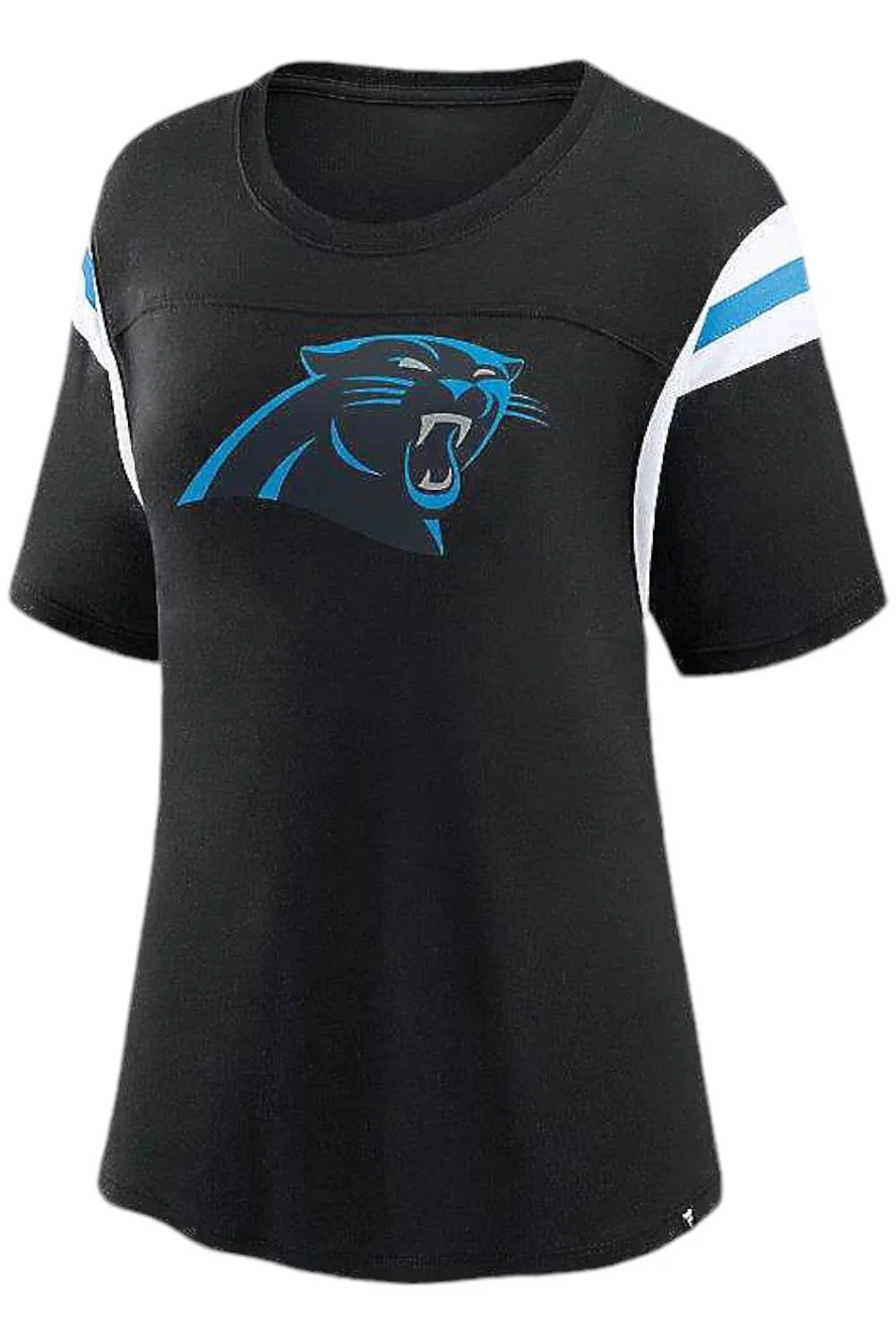 NFL Women's Team Logo Short Sleeve T-Shirt Panthers - Regular